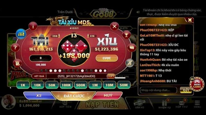 Tài Xỉu MD5 hấp dẫn và lôi cuốn